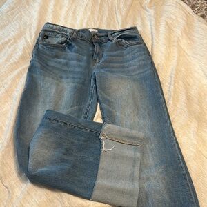 Wide Cuffed Women's Jeans